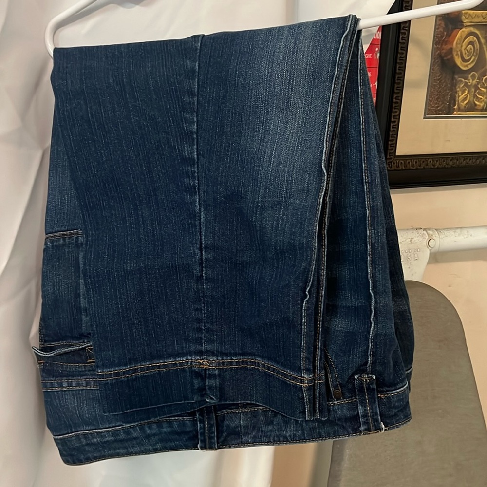 Chicos platinum Denim jeans size 18